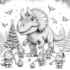 giganotasaurus with elves