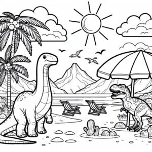 braichiosaurus coloring page