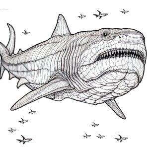 The Meg coloring page