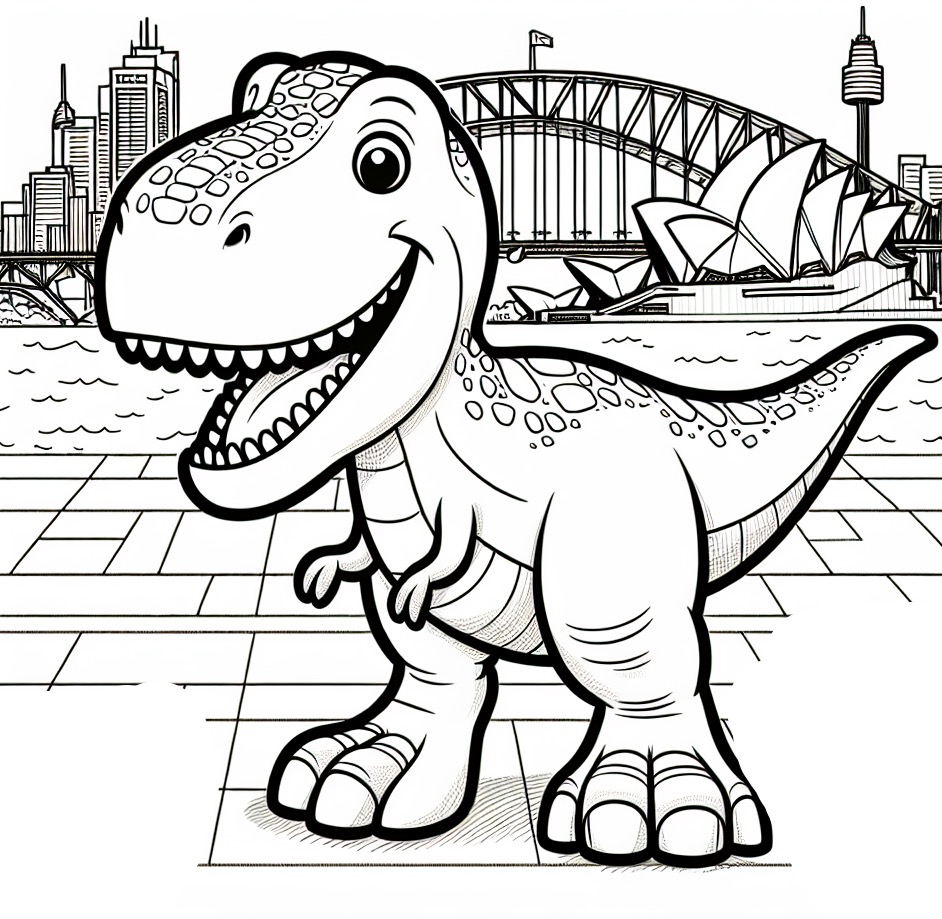 syney australia t-rex