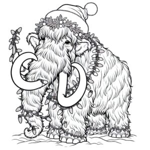 christmas woolly. mammoth