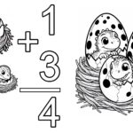 Cartoon Dinosaur Eggs coloring page