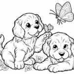 Cartoon Dog coloring page