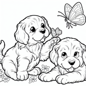 Cartoon Dog coloring page