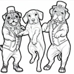 St Patrick’s Day Pet coloring page