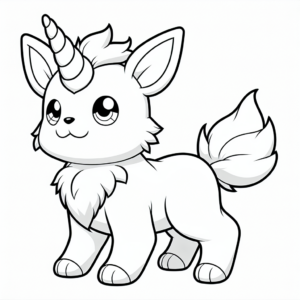 Cartoon Animals coloring page