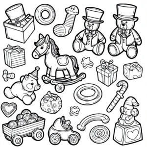 St Patrick’s Day Toys coloring page