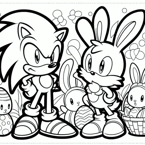 Sonic the Hedgehog Coloring Pages - GoGo Coloring