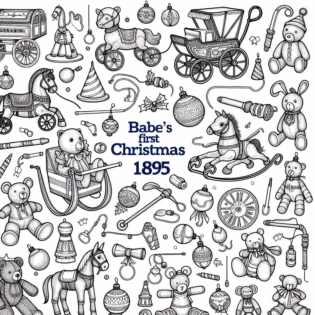 Toys coloring page